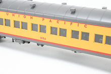Load image into Gallery viewer, O Brass Sunset Models Third Rail UP - Union Pacific 72’ Harriman Coach FP Yellow/Gray No. 1054
