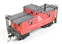 Load image into Gallery viewer, HO Brass NPP - Nickel Plate Products C&amp;O - Chesapeake &amp; Ohio Steel Caboose
