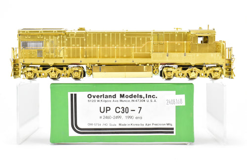 HO Brass OMI - Overland Models Inc. UP - Union Pacific GE C30-7  Nos. 2460 - 2499, 1990's Era