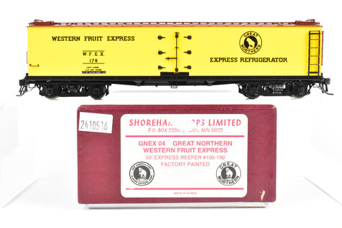 HO Brass Shoreham Shops GN - Great Northern WFEX - Western Fruit Express 50 Foot Express Reefer F/P #178