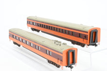 Load image into Gallery viewer, HO Brass NPP - Nickel Plate Products MILW - Milwaukee Road Hiawatha 2-Car Set Dining Car and Parlor Car Custom Painted /Upgraded Walthers Trucks
