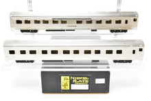 Load image into Gallery viewer, HO Brass NPP - Nickel Plate Products CB&amp;Q - Burlington Route WP &amp; D&amp;RGW California Zephyr Full Roomette Pullman Roomette Sleeper Set
