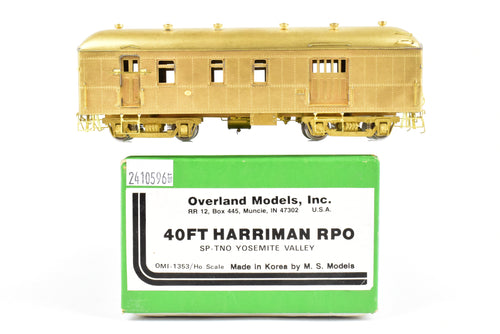 HO Brass OMI - Overland Models, Inc. SP/T&NO - Southern Pacific Lines or Yosemite Valley 40' Harriman RPO