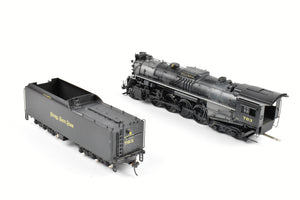 HO Brass Key Imports NKP - Nickel Plate Road S-2/3 Class 2-8-4 Berkshire CP and Weathered