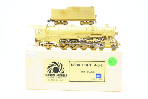 HO Brass Sunset Models USRA - United States Railway Administration Light 4-8-2 Mountain