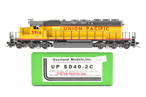 HO Brass OMI - Overland Models Inc. UP - Union Pacific EMD SD40-2C FP No. 3916 Ex. MP - Missouri Pacific
