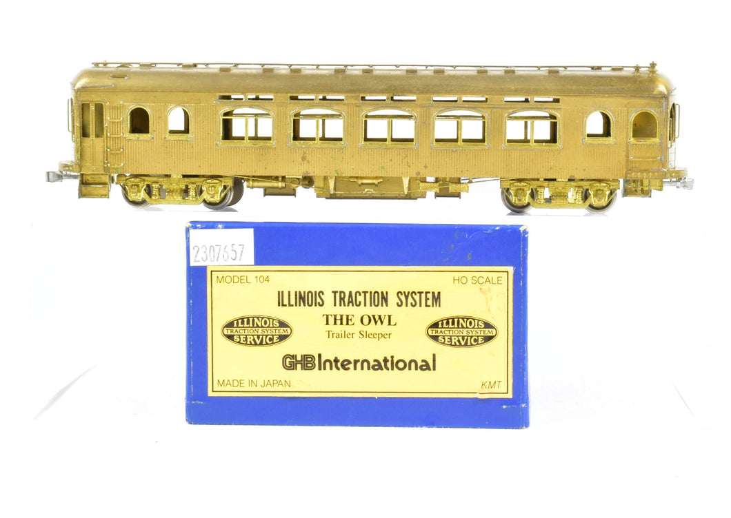 HO Brass GHB International Inc. ITS - Illinois Traction System 