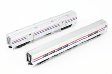 Load image into Gallery viewer, N Kato 106-6292 Amtrak Amfleet Phase III 2-Car Set B Baggage No. 1221 and Cafe No. 28015

