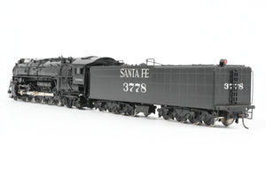 HO Brass CON PFM - United ATSF - Santa Fe 4-8-4 Northern Early Run Custom Painted No. 3778