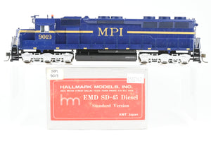 HO Brass Hallmark Models MPI - Motive Power International EMD SD45 Diesel Standard Version C/P No. 9019