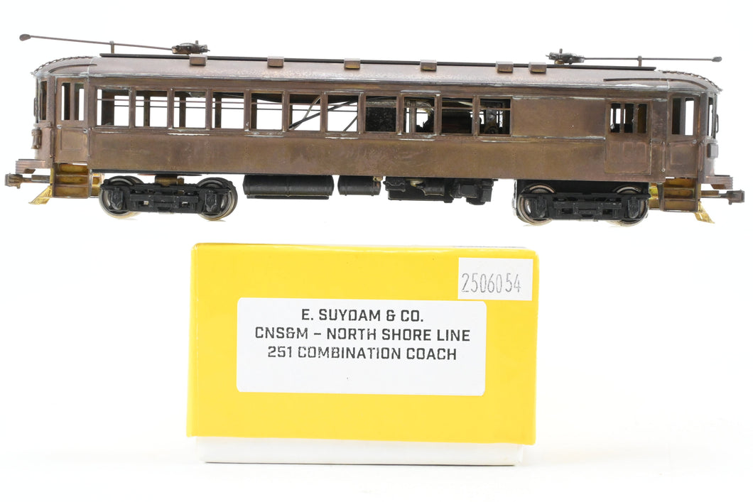 HO Brass Suydam CNS&M - North Shore Line Interurban 251 Combination Coach REBOXX