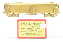 Load image into Gallery viewer, HO Brass CON MTS Imports CNS&amp;M - North Shore Line 240 - 244 Series Refrigerator Trailer
