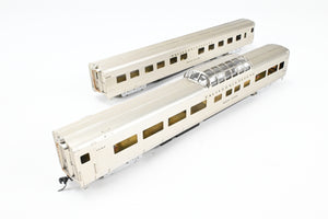 HO Brass NPP - Nickel Plate Products CB&Q - Burlington Route WP & D&RGW California Zephyr Dome Coach Full Roomette Pullman Set
