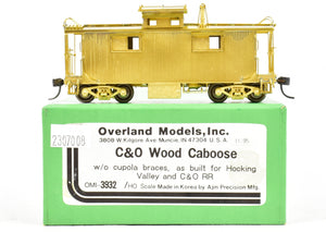 HO Brass OMI - Overland Models, Inc. C&O - Chesapeake & Ohio Wood Caboose