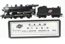 Load image into Gallery viewer, HO Brass Hallmark Models C&amp;NW - Chicago &amp; North Western R-1 Class 4-6-0 Custom Painted No. 1417
