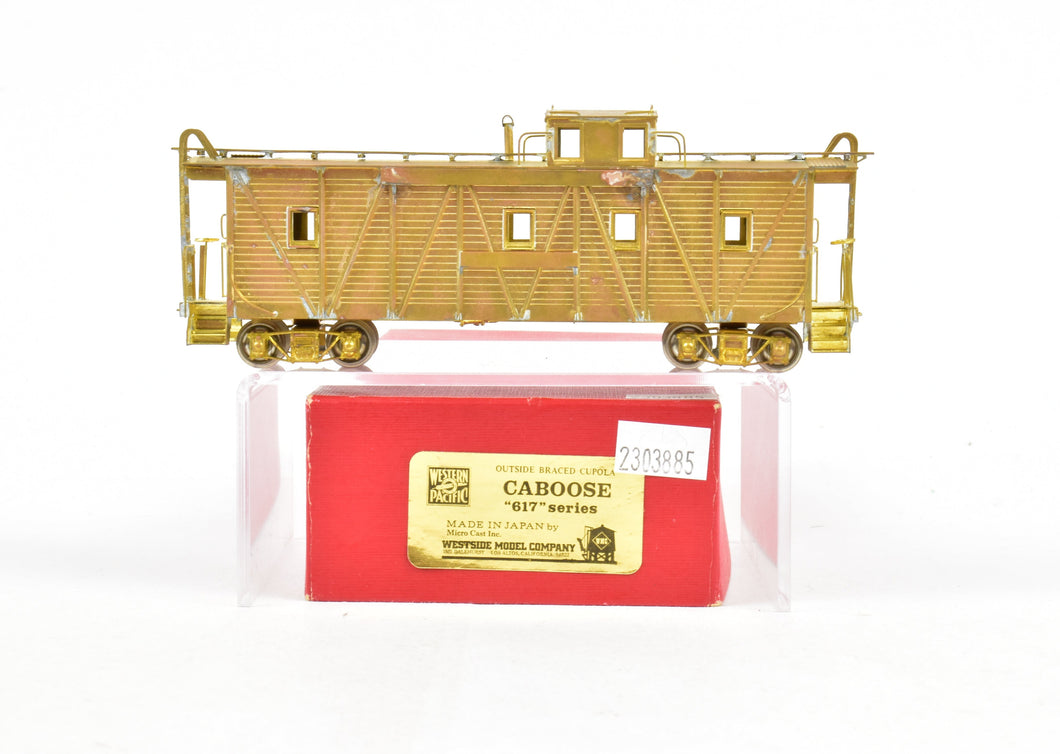 HO Brass Westside Model Co. WP - Western Pacific Outside Brace Cupola Caboose