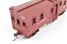 Load image into Gallery viewer, HO Brass Key Imports ATSF - Santa Fe Open Air Seats &quot;Hollywood&quot; Caboose Custom Painted No. 761
