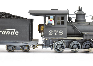 HOn3 Brass Westside Model Co. D&RGW - Denver & Rio Grande Western C-16 2-8-0 #278 Custom Painted