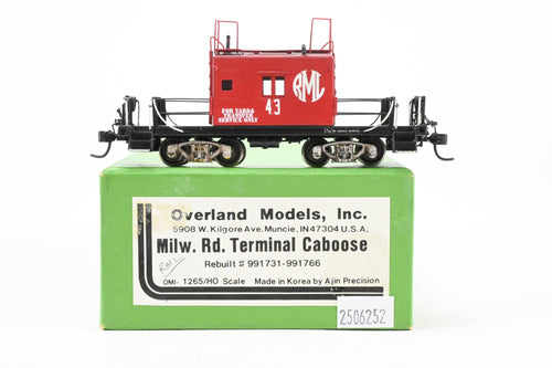 HO Brass OMI - Overland Models, Inc. MILW - Milwaukee Road Terminal Caboose CP Private Road