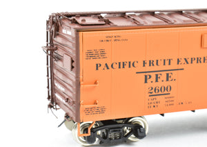 HO Brass CON CIL - Challenger Imports PFE - Pacific Fruit Express R-40-25 Refrigerator Car FP #2600 koi