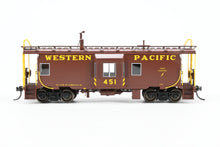 Load image into Gallery viewer, HO Brass CON OMI - Overland Models, Inc. WP - Western Pacific Steel Bay Window Caboose w/ Roof Walk Factory Painted No. 451
