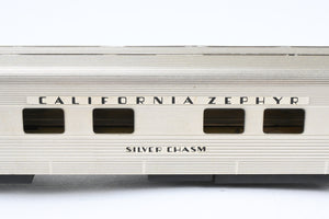 HO Brass NPP - Nickel Plate Products CB&Q - Burlington Route WP & D&RGW California Zephyr Dome Coach Full Roomette Pullman Set