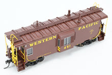 Load image into Gallery viewer, HO Brass CON OMI - Overland Models, Inc. WP - Western Pacific Steel Bay Window Caboose w/ Roof Walk Factory Painted No. 451
