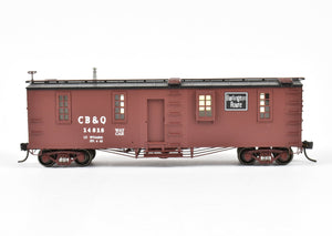 HO Brass CON Railway Classics CB&Q - Burlington Route War Emergency Waycar Factory Painted REBOXX