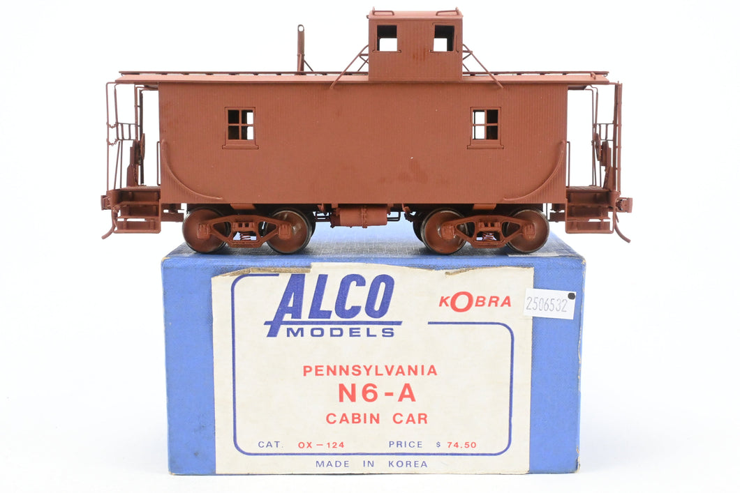 O Brass Alco Models PRR – Pennsylvania Railroad N-6A Cabin Car Custom Painted Unlettered