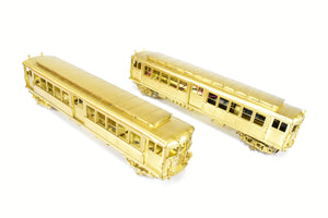 HO Brass MTS Imports IRT - Interborough Rapid Transit "Deck Roof" Hi-V Subway 2-Car Set