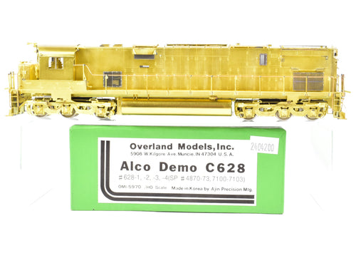 HO Brass OMI - Overland Models, Inc - Alco C628 Demonstrator Nos. 628-1, -2, -3 and -4 (Later SP Nos. 4870-4873 and then, 7100 - 7103)