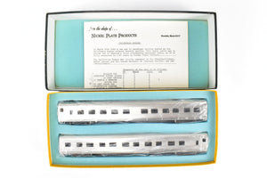HO Brass NPP - Nickel Plate Products CB&Q/WP/D&RGW - California Zephyr Full Roomette Pullman Roomette Sleeper Set