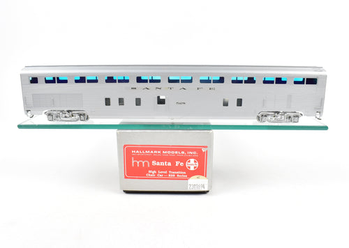 HO Brass Hallmark Models ATSF - Santa Fe High Level Chair Car 528 Series Lettered and Numbered