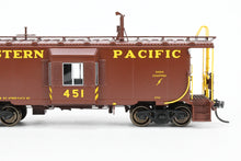 Load image into Gallery viewer, HO Brass CON OMI - Overland Models, Inc. WP - Western Pacific Steel Bay Window Caboose w/ Roof Walk Factory Painted No. 451
