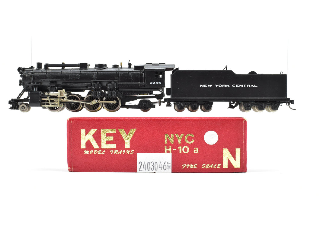 N Brass Key Imports CON NYC -New York Central H-10a 2-8-2 C/P