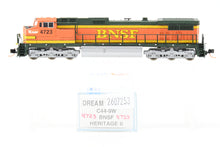 Load image into Gallery viewer, N Kato BNSF - Burlington Northern Santa Fe GE C44-9W Custom Painted Microsoft Train Simulator Unit No. 4723
