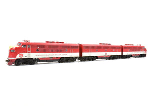 HO CON Athearn Genesis MKT - Missouri Kansas Texas EMD F3-A/F3-B/F3-A Phase 2 Set DCC & Sound