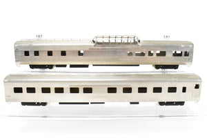 HO Brass NPP - Nickel Plate Products CB&Q/WP/D&RGW - California Zephyr Dome Coach 10-6 Sleeper Set Wrong Box