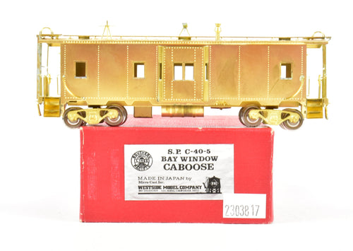 HO Brass Westside Model Co. SP - Southern Pacific C-40-5 Bay Window Steel Caboose