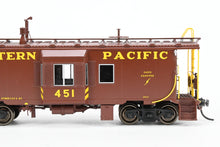 Load image into Gallery viewer, HO Brass CON OMI - Overland Models, Inc. WP - Western Pacific Steel Bay Window Caboose w/ Roof Walk Factory Painted No. 451
