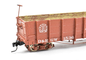 HOn3 Leadville Supply Company D&RGW - Denver & Rio Grande Western Gondola 1930s Herald #1536