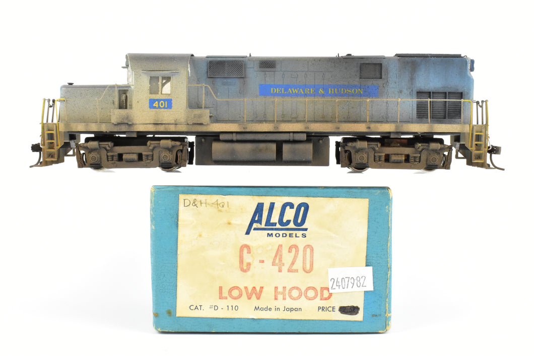 HO Brass Alco Models D&H - Delaware and Hudson ALCo C-420 Low hood D&H Patch Former Lehigh and Hudson River Scheme