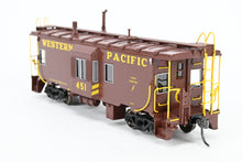Load image into Gallery viewer, HO Brass CON OMI - Overland Models, Inc. WP - Western Pacific Steel Bay Window Caboose w/ Roof Walk Factory Painted No. 451
