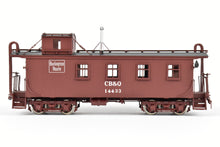 Load image into Gallery viewer, HO Brass CIL - Challenger Imports CB&amp;Q - Burlington Route Wood Waycar 30 ft. Class NE-6 FP No. 14433
