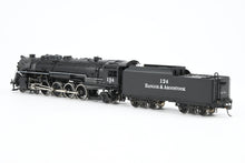 Load image into Gallery viewer, HO Brass NJ Custom Brass NYO&amp;W - New York Ontario &amp; Western Y-2 Class  4-8-2 Custom Painted as BAR - Bangor &amp; Aroostook No. 124
