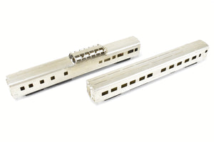 HO Brass NPP - Nickel Plate Products CB&Q/WP/D&RGW - California Zephyr Dome Coach 10-6 Sleeper Set Wrong Box