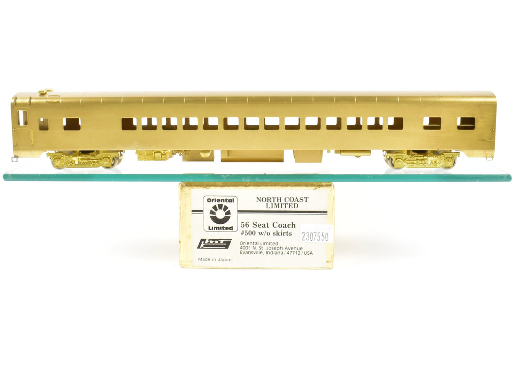 HO Brass Oriental Limited NP - Northern Pacific North Coast Limited 56 Seat Coach w/o skirts