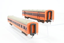 Load image into Gallery viewer, HO Brass NPP - Nickel Plate Products MILW - Milwaukee Road Hiawatha Mail Car &amp; Luxury Coach Set Custom Painted and Un-numbered Upgraded w/Central Valley Trucks
