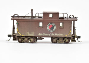 HO Brass PFM-United NP - Northern Pacific Wood Caboose Custom Painted