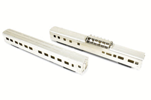HO Brass NPP - Nickel Plate Products CB&Q/WP/D&RGW - California Zephyr Dome Coach 10-6 Sleeper Set Wrong Box